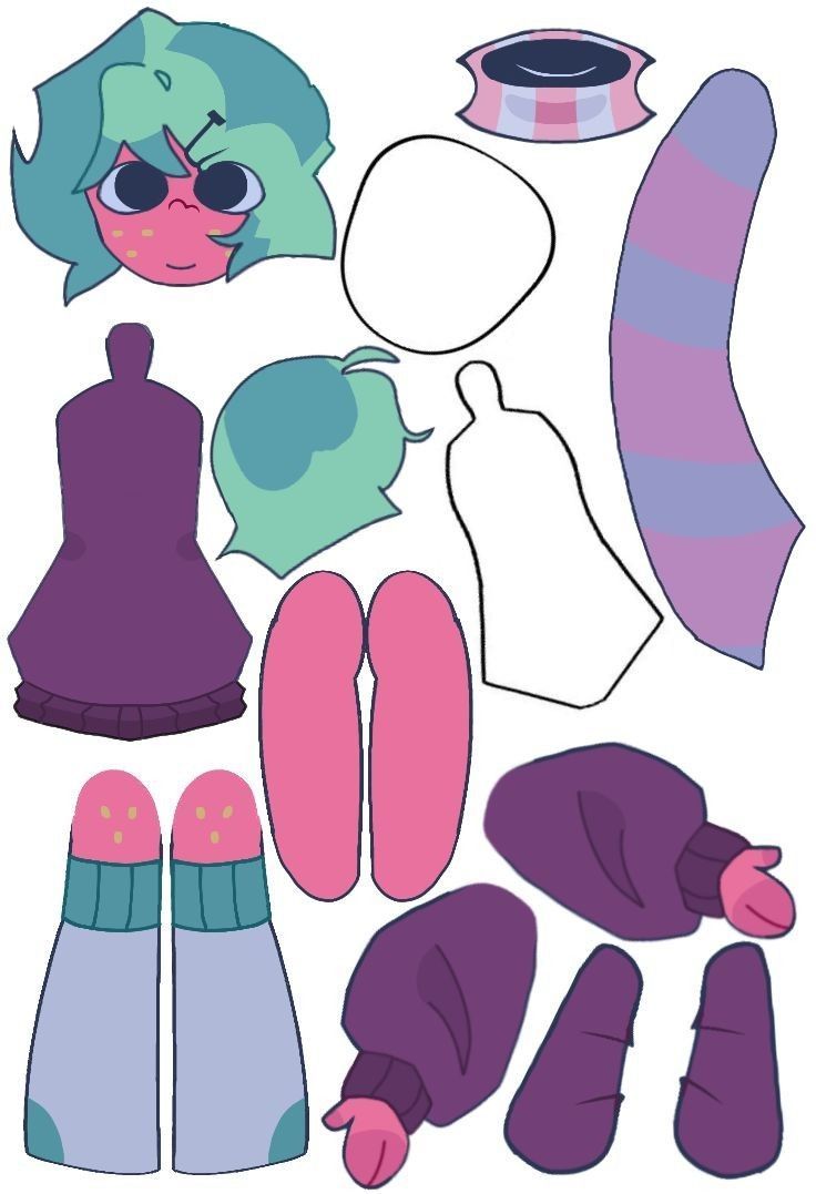 Paper doll example 6
